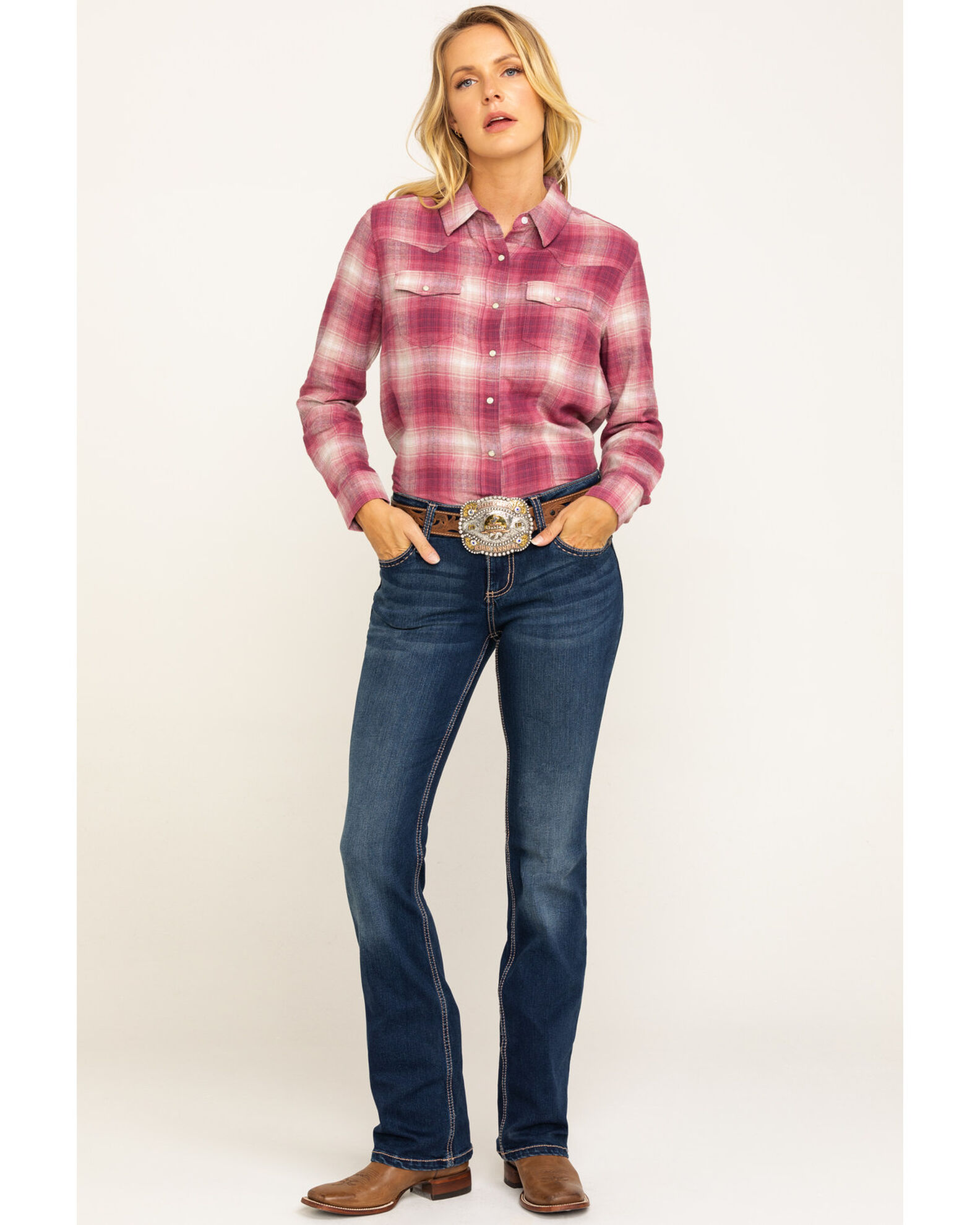 Wrangler Retro Women's Mid-Rise Boot Cut Jeans | Boot Barn