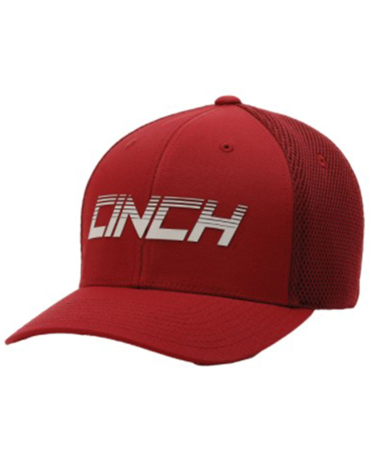 Image #1 - Cinch Men's Logo Ball Cap, Burgundy, hi-res