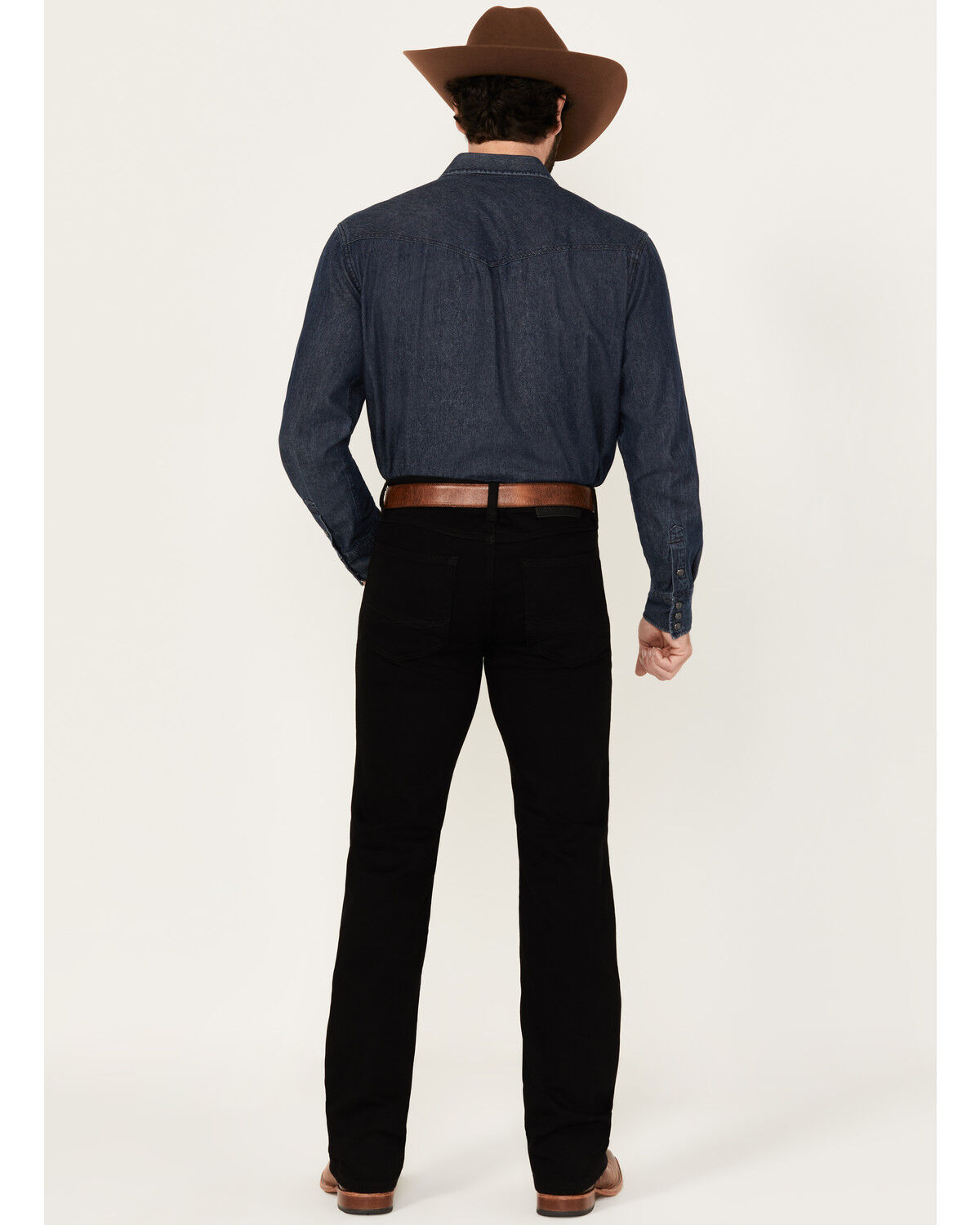 Image #3 - RANK 45® Men's Slim Straight Performance Stretch Denim Jeans, Black, hi-res