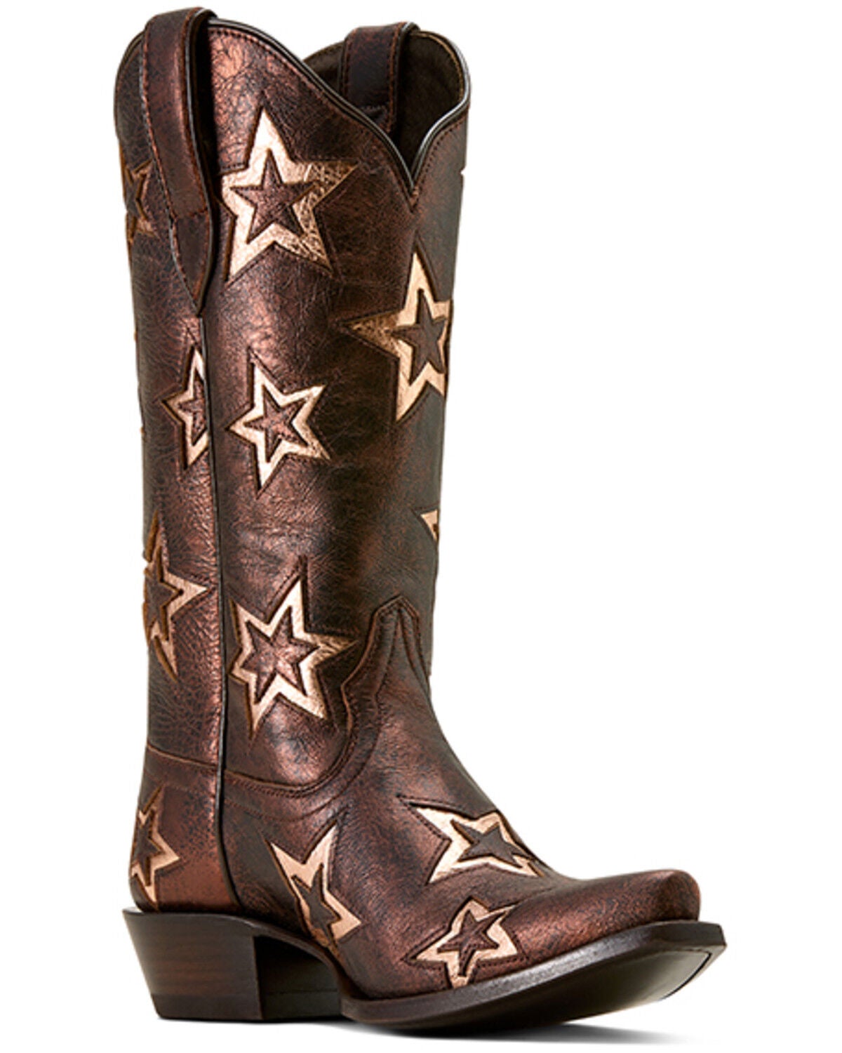 Image #1 - Ariat Women's Hazen Western Boots - Snip Toe, Bronze, hi-res