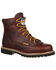 Image #1 - Georgia Boot Men's 6" Waterproof Lace-To-Toe Work Boots -  Soft Toe, Brown, hi-res