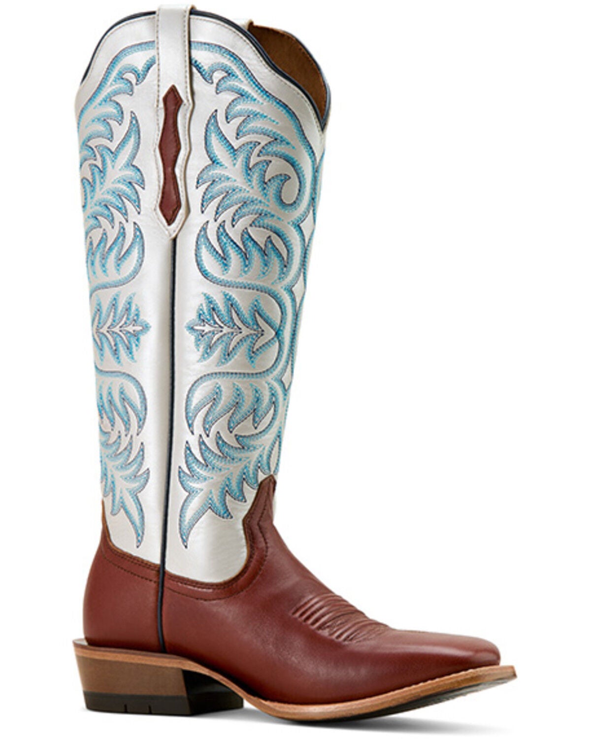 Ariat Women's Futurity Blanche Tall Western Boots - Square Toe, Cognac, hi-res