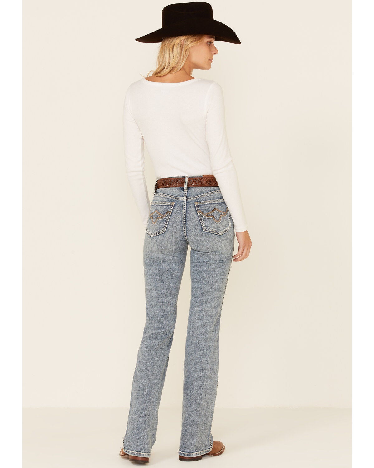 316 shaping bootcut jeans