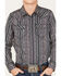Cody James Boys' Paisley Stripe Print Long Sleeve Snap Western Shirt, Purple, hi-res