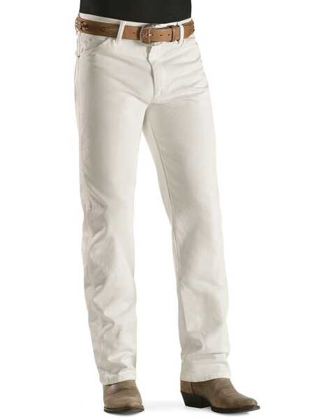 Image #2 - Wrangler 13MWZ Cowboy Cut Original Fit Jeans - Prewashed Colors, White, hi-res