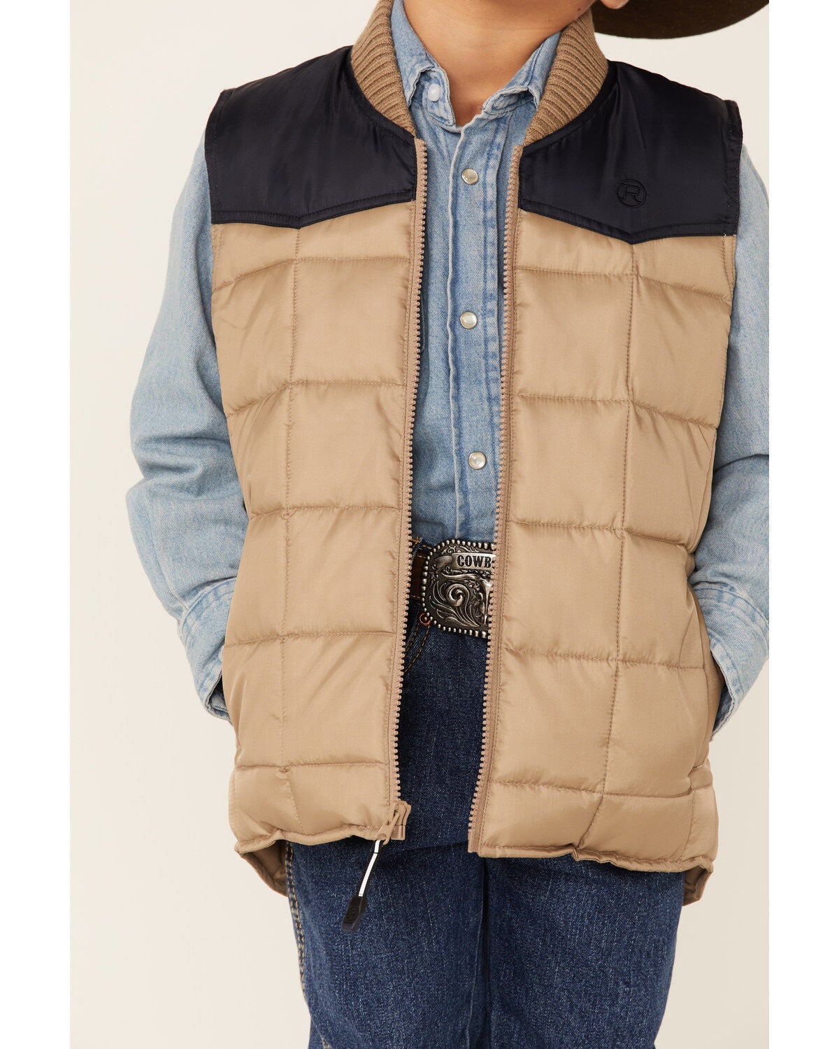 roper down vest