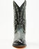 Image #4 - Laredo Men's Lizard Print Wingtip Western Boots - Round Toe, Grey, hi-res