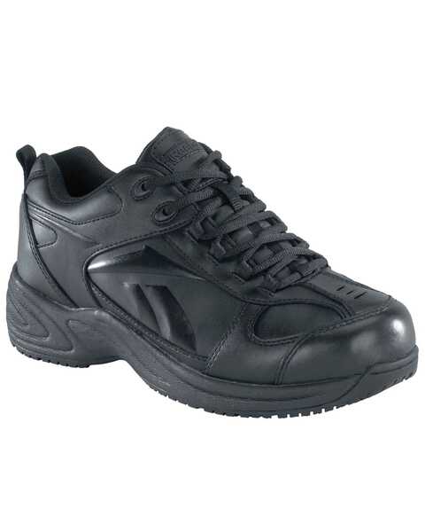 Reebok Men's Street Sport Jogger Oxford Work Shoes, Black, hi-res