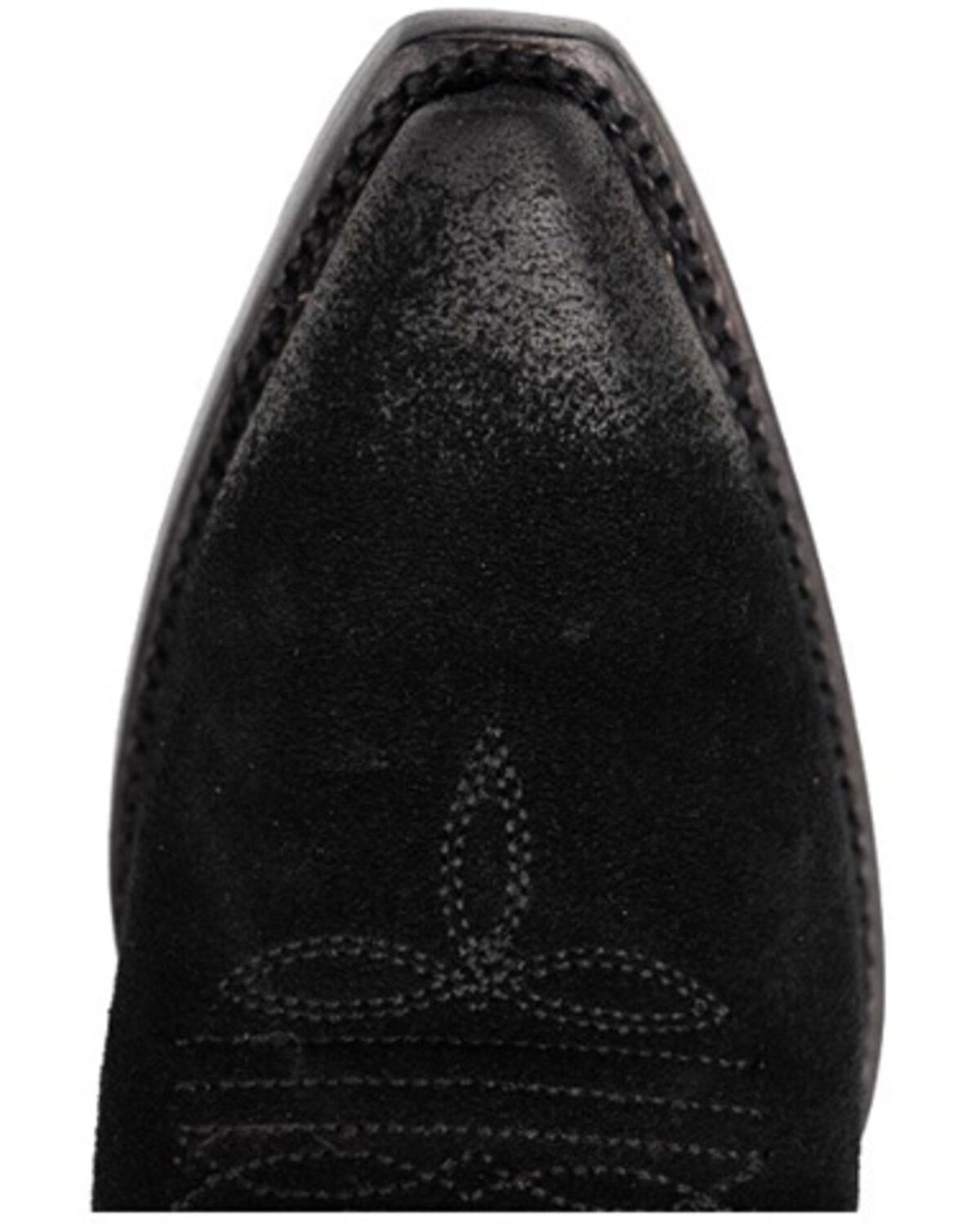Image #6 - Ferrini Women's Roughrider Western Boots - Snip Toe, Black, hi-res