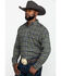 Image #3 - Ariat Men's Eldridge Performance Flannel Long Sleeve Western Shirt , , hi-res