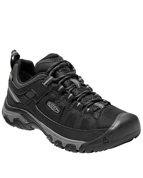 Keen Men's Targhee Waterproof Work Boots - Soft Toe, Black, hi-res