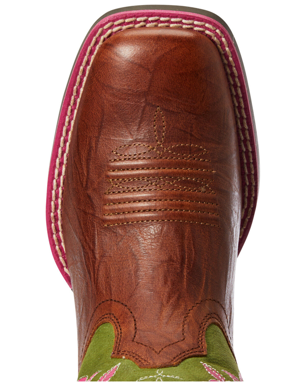 Image #4 - Ariat Girls' Cattle Cate Western Boots - Broad Square Toe, , hi-res