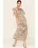 Image #2 - Free People Women's Bonita Floral Print Flutter Sleeve Midi Dress, Natural, hi-res