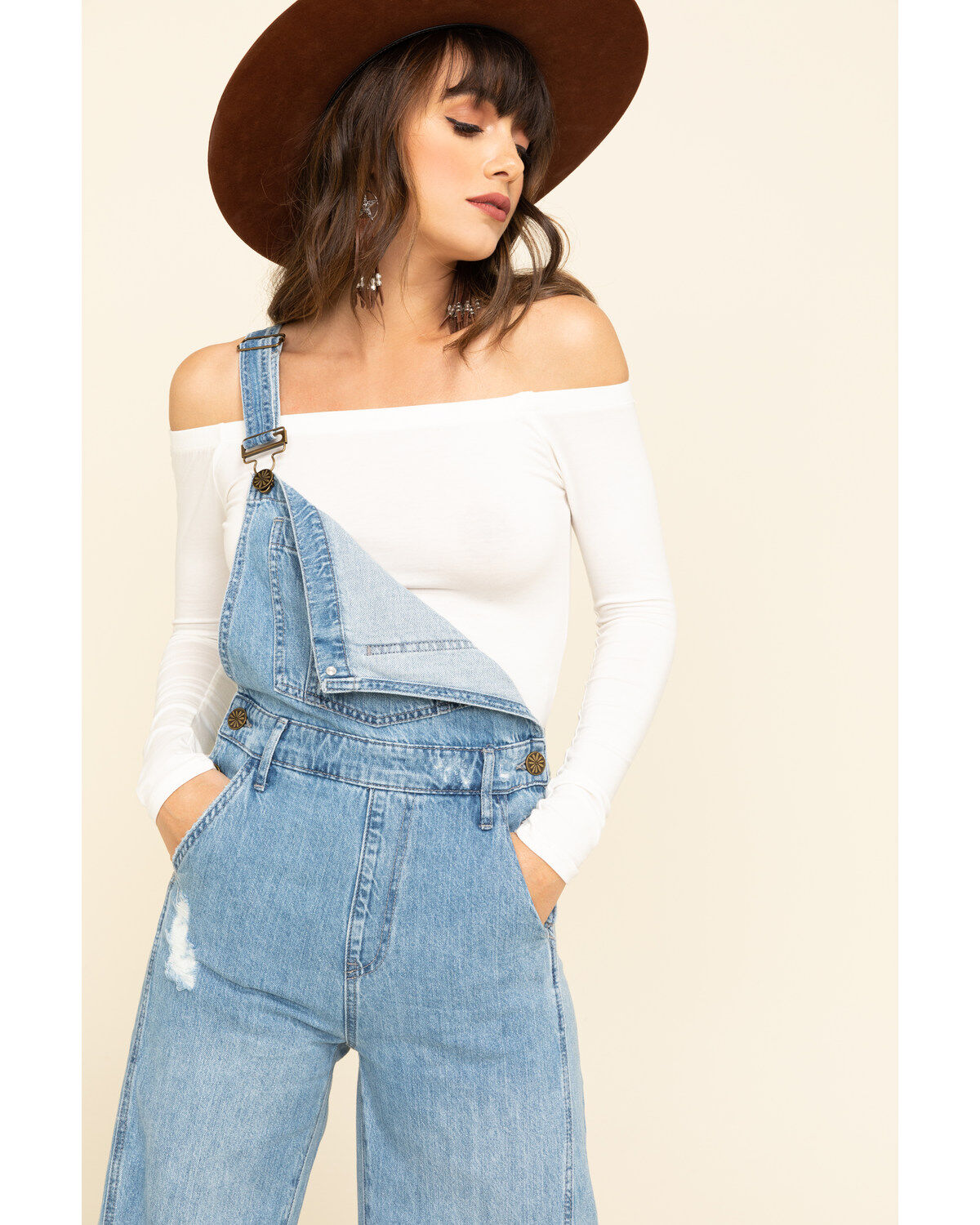 Image #4 - Show Me Your Mumu Women's Carolina Blue San Fran Overalls, , hi-res