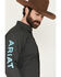 Image #2 - Ariat Men's Team Abel Geo Print Long Sleeve Button-Down Western Shirt, Black, hi-res