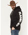 Image #3 - RANK 45® Men's Logo Flank Embroidered Hooded Sweatshirt, Black, hi-res