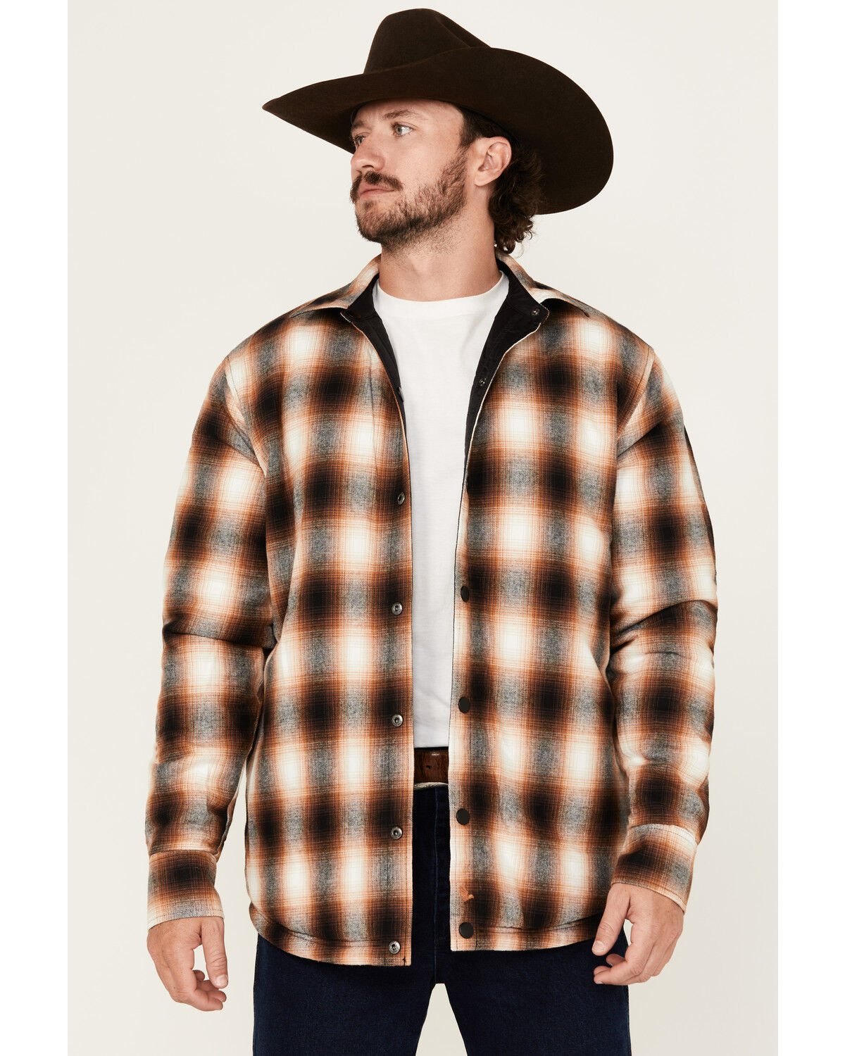 Image #2 - Cody James Men's Hat Trick Insulated Reversible Jacket, Black, hi-res