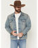 Image #1 - Levi's Men's Wherever You Are Light Wash Relaxed Fit Trucker Jacket, Light Medium Wash, hi-res