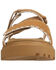 Image #4 - Mykos Women's Ciara Hook & Loop Sandals, Chestnut, hi-res