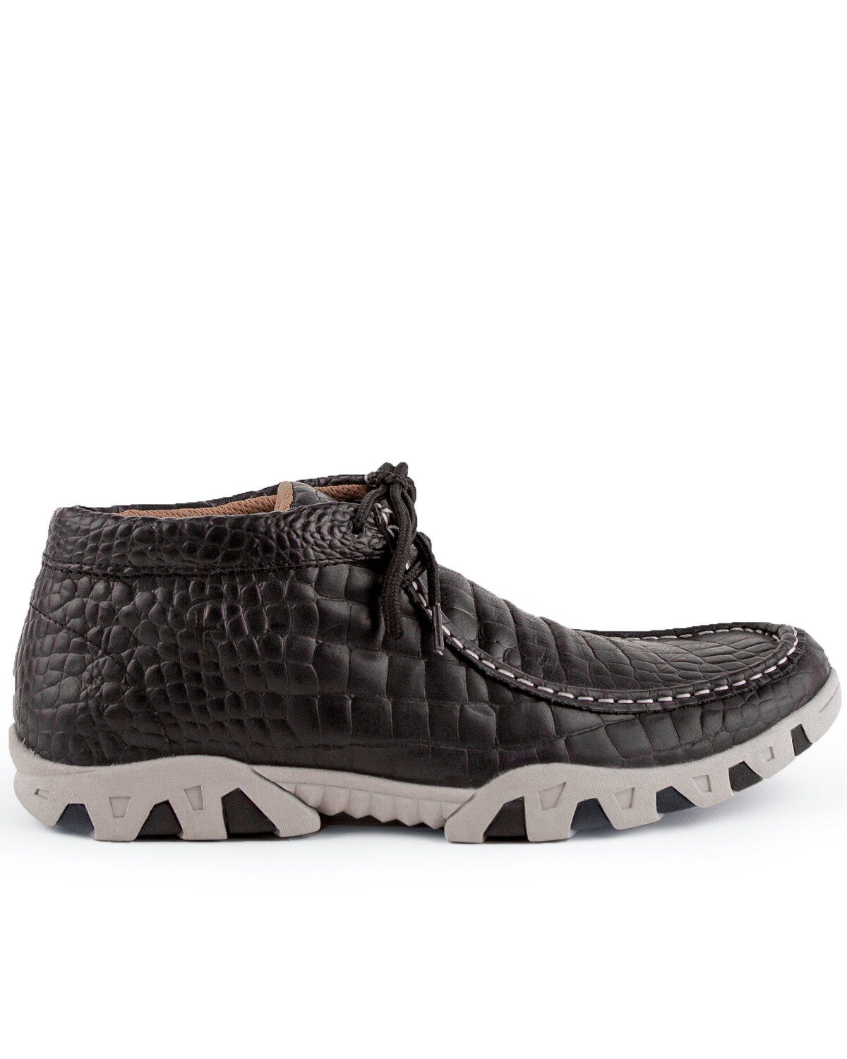 Image #2 - Ferrini Men's Croc Print Rogue Driving Shoes - Moc Toe, , hi-res