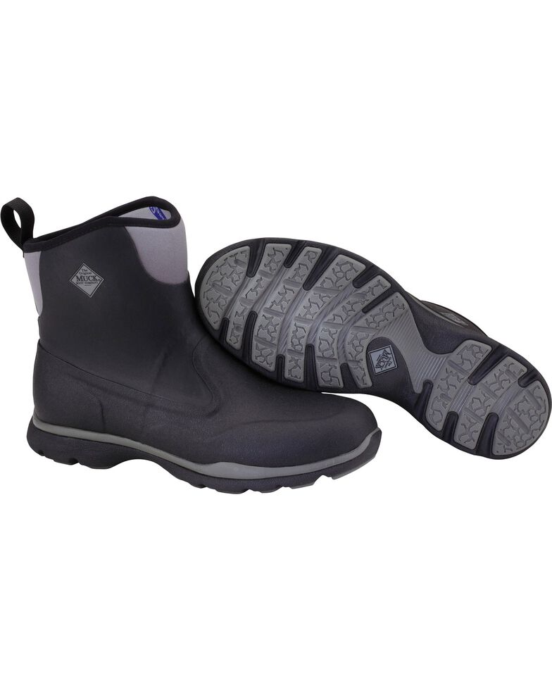 muck boots men's excursion pro low waterproof rubber hunting shoes