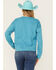 Image #4 - Roper Women's Fringe Fleece Pullover, Turquoise, hi-res