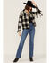 STS Ranchwear Women's Black & Cream Fringe Oaklie Jacket, Black, hi-res
