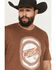 Image #2 - Cinch Men's Logo Short Sleeve Graphic T-Shirt, Brown, hi-res