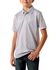 Image #1 - Ariat Boys' Southwestern Print Short Sleeve Button-Down Polo Shirt, White, hi-res