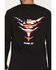 Image #4 - RANK 45® Men's Stacked Long Sleeve Graphic T-Shirt, Black, hi-res