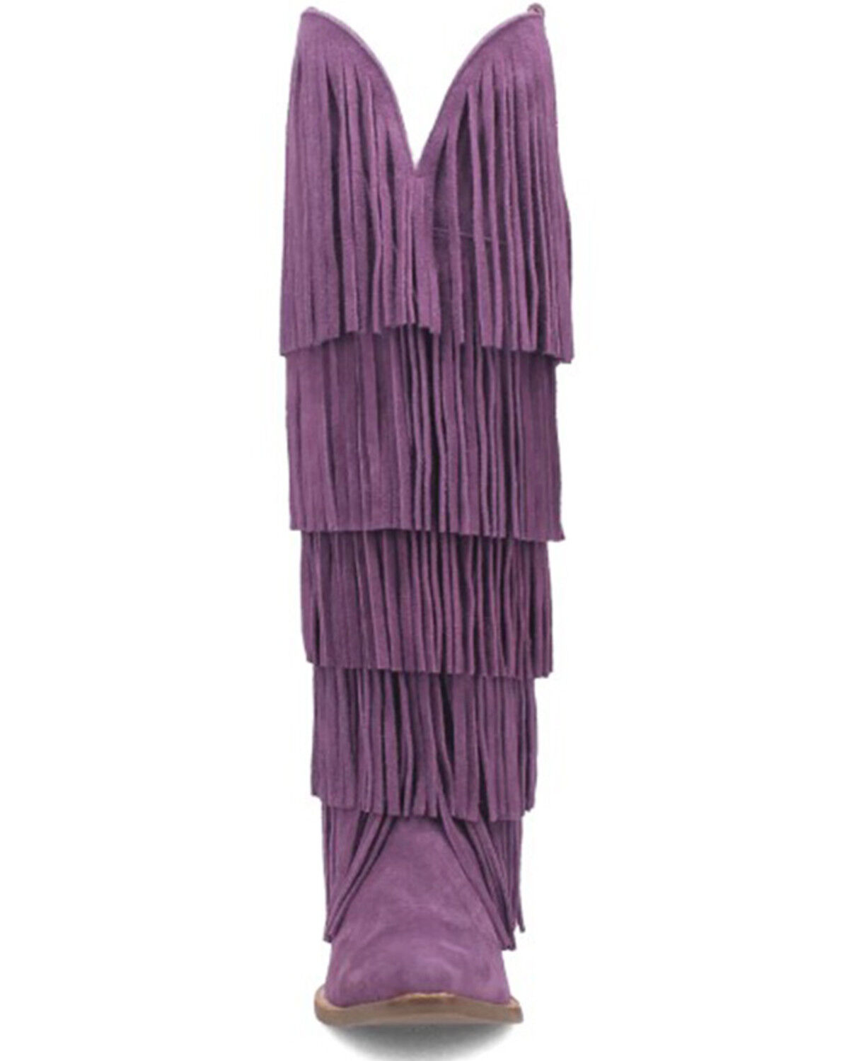 Image #4 - Dingo Women's Wild Child Suede Fringe Tall Western Boots - Snip Toe, , hi-res