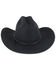 Image #3 - Cody James® Men's Casino Black Wool Hat, Black, hi-res