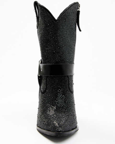 Dingo Women's Crown Jewel Western Fashion Booties - Pointed Toe, Black, hi-res