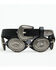 Image #2 - Idyllwind Women's Almonte Leather Concho Medallion Chain Belt, Black, hi-res