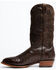 Image #3 - El Dorado Men's Basket Weave Western Boots - Round Toe, Brown, hi-res