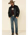 Cody James Men's Backwoods Distressed Faux Leather Moto Jacket , , hi-res