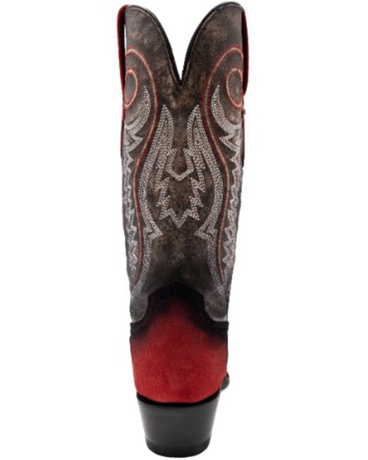 Image #5 - Ferrini Women's Roughrider Western Boots - Snip Toe, Red, hi-res