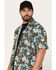 Image #2 - Wrangler Men's Coconut Cowboy Floral Short Sleeve Snap Shirt, , hi-res