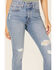 Levi's Women's 501 Medium Wash Mid Rise Distressed Skinny Jeans, Blue, hi-res