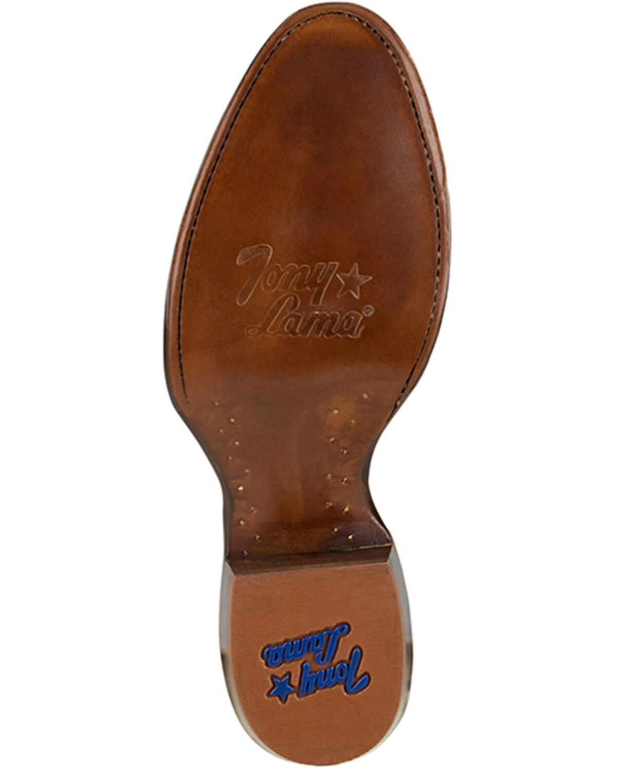 Image #7 - Tony Lama Men's Marco Western Boots - Round Toe, Cognac, hi-res