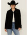Image #1 - Scully Women's Solid Fringe Blazer, Black, hi-res