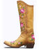Junk Gypsy By Lane Women's Flora Floral Studded Western Boots - Snip Toe , Mustard, hi-res
