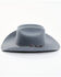 Cody James Men's 5X Self Band Cattleman Fur Blend Western Hat - Granite, Stone, hi-res