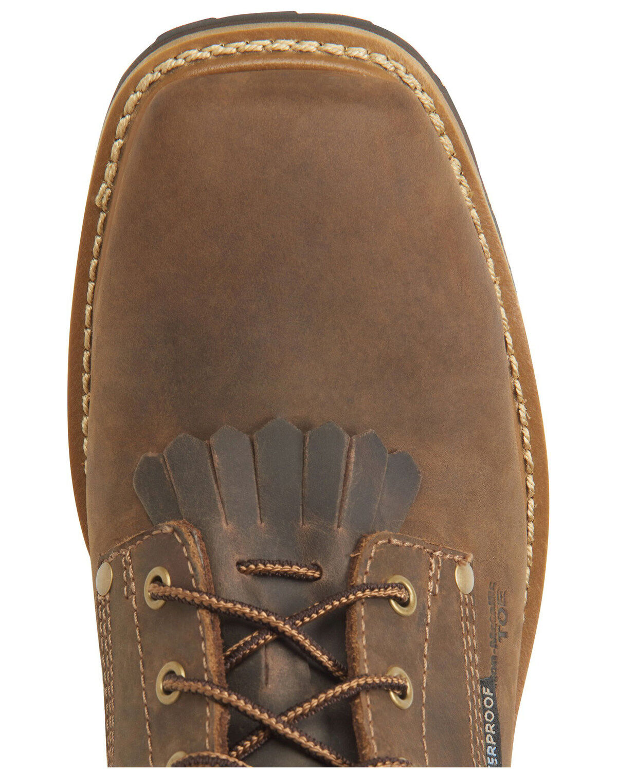Image #5 - Carolina Men's Coppice Waterproof Logger Boots - Composite Toe, Brown, hi-res