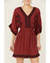 Image #3 - Shyanne Women's Embroidered Dolman Sleeve Mini Dress, , hi-res