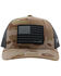 Image #3 - Hooey Men's Camo Liberty Roper Flag Patch Trucker Cap, Tan, hi-res