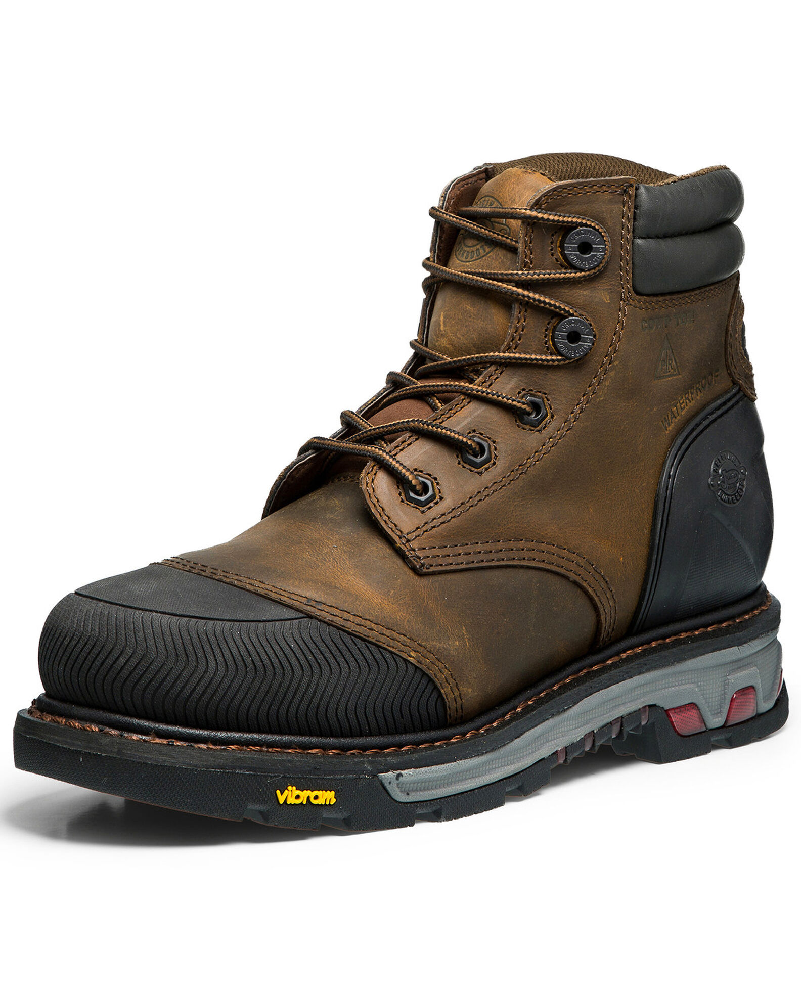 Justin Men's Warhawk Waterproof Work Boots Composite Toe Boot Barn
