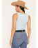 Image #3 - Idyllwind Women's Boot Stitch Roughout Suede Belt, Black, hi-res