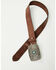 Image #2 - Idyllwind Women's Highland Embossed Buckle Belt, Black, hi-res
