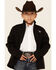 Ariat Boys New Team Mexico Softshell Jacket , Black, hi-res
